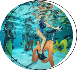 Aqua Bike+ - ποδήλατο, τραμπολίνο και αντιστάσεις στο νερό Aqua Bike+ - ποδήλατο, τραμπολίνο και αντιστάσεις στο νερό